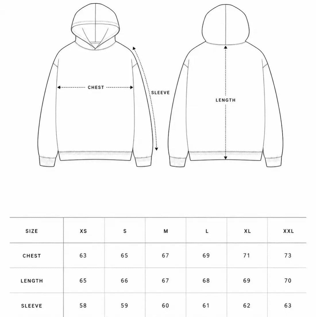 WHITE HOODIE