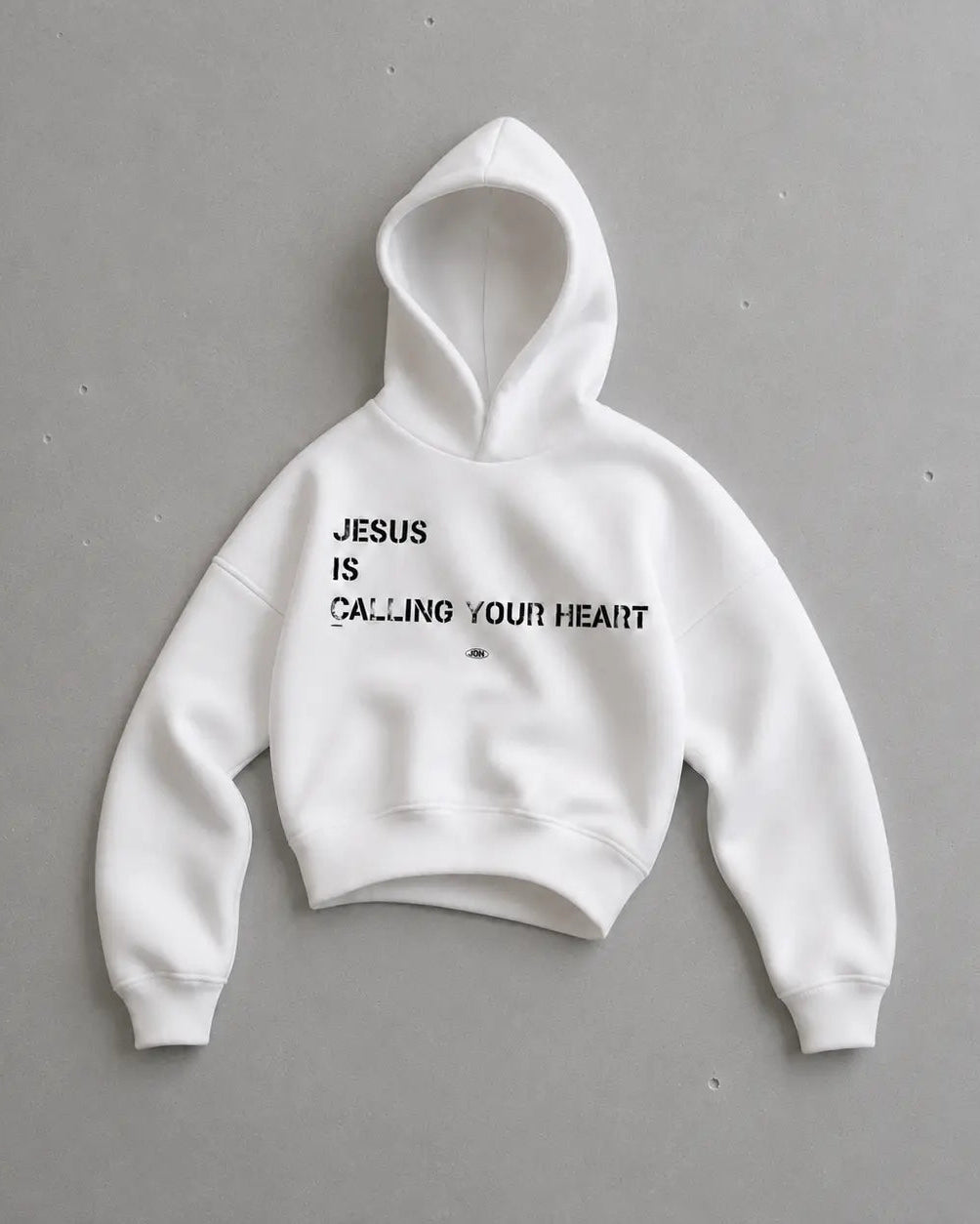 WHITE HOODIE